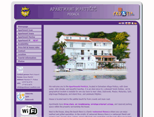 Tablet Screenshot of apartmani-marticic.com